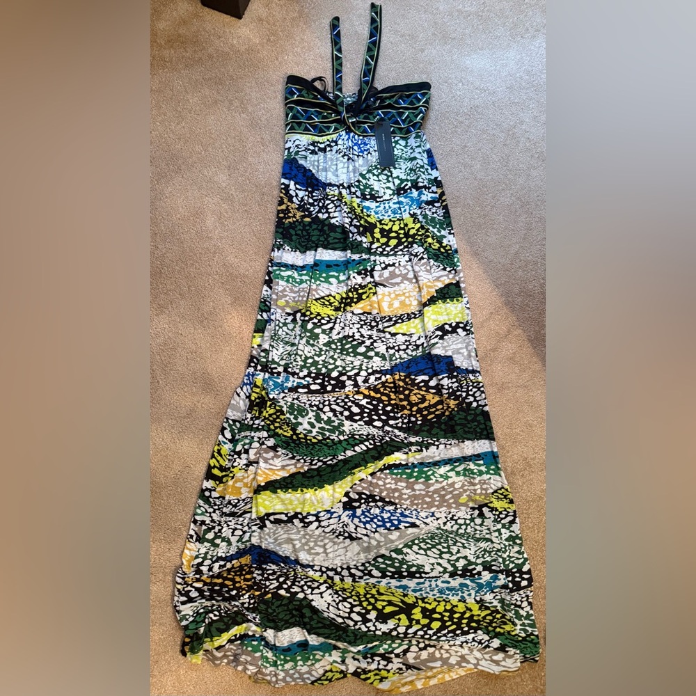 Multicolor Maxi Dress BCBG“ Cybele” Maxi Dress Summer Dress New With Tag Sz S